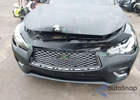 2018 Infiniti Q50 3.0T Luxe z USA, uszkodzony, nr VIN JN1EV7AR0JM433327